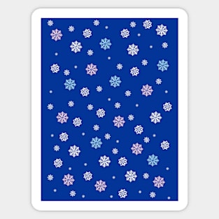 Papercut Snowflake Pattern Sticker